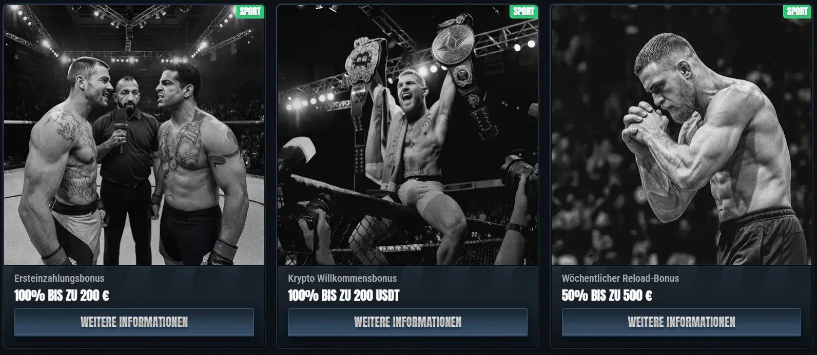 Willkommensbonus Sport